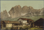 [Tyrol. Dolomiten. Avera près Cortina avec la montagne de Pomagnon]