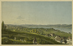 [Vue des environs et du lac de Zurich. Prise de la promenade du rempart]